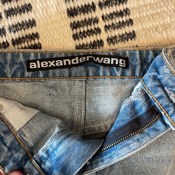ALEXANDER WANG bite jean shorts. Never worn- new with tags. - Picture 3 of 4